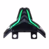 ĐÈN TÍCH HỢP SHARK POWER Đèn hậu xe máy màu đen với dải LED màu xanh lá cây hình chữ V