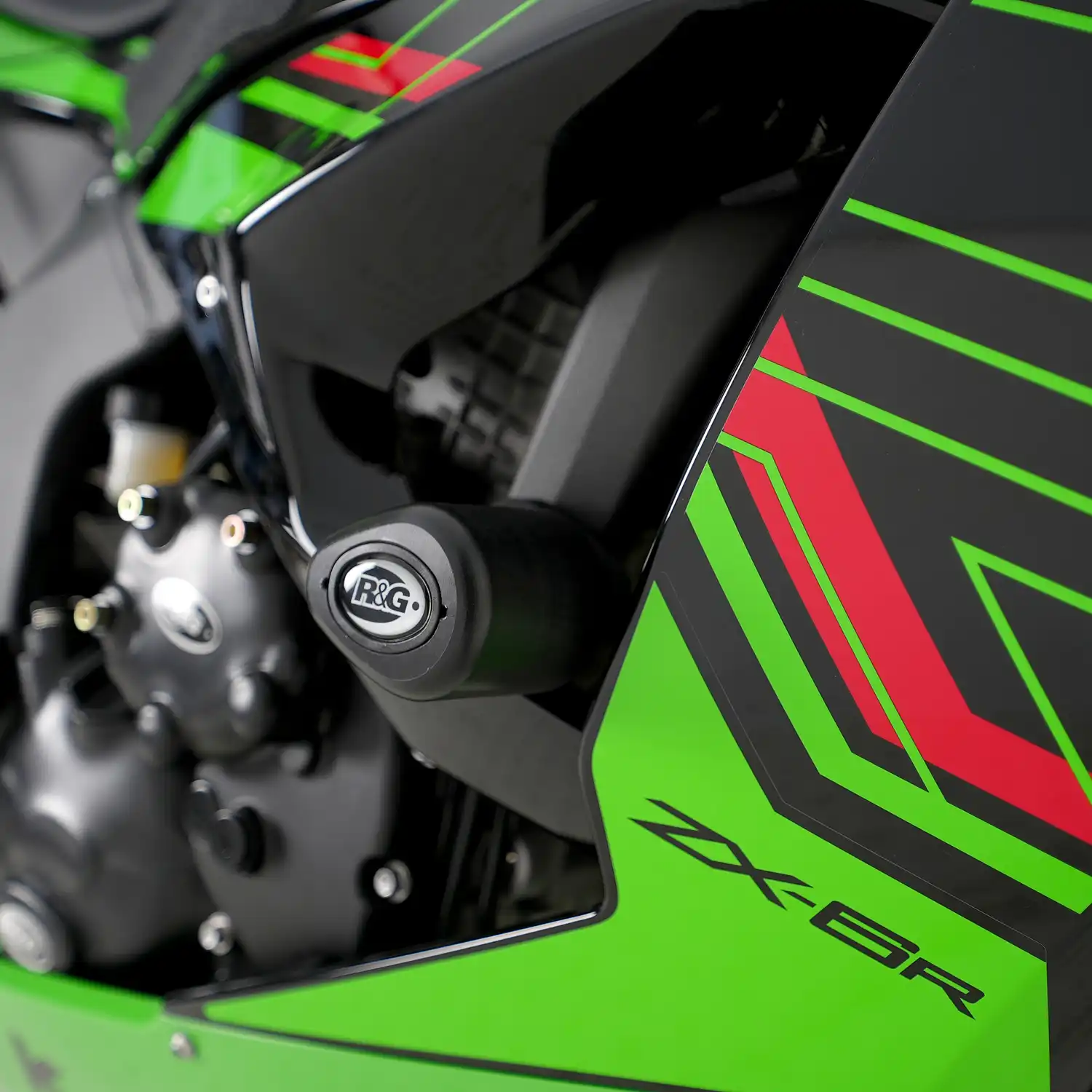 Chống đổ RGRacing ZX-6R Chống đổ khung R&G lắp trên xe mô tô Kawasaki Ninja ZX-6R